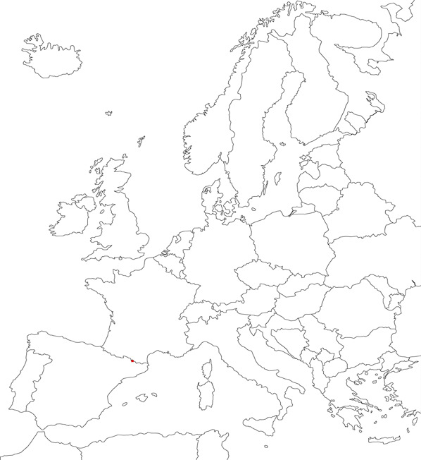 Andorra on the map