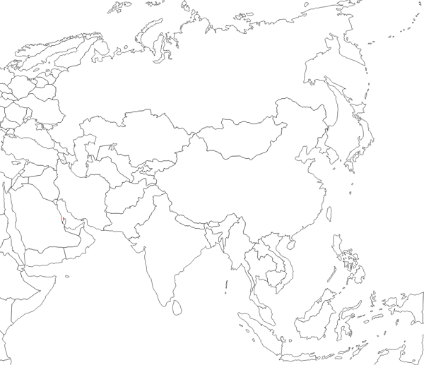 Bahrain on the map