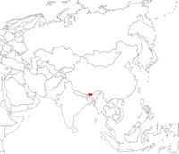 Bhutan on the map
