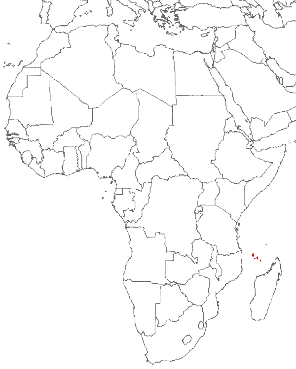 Comoros on the map