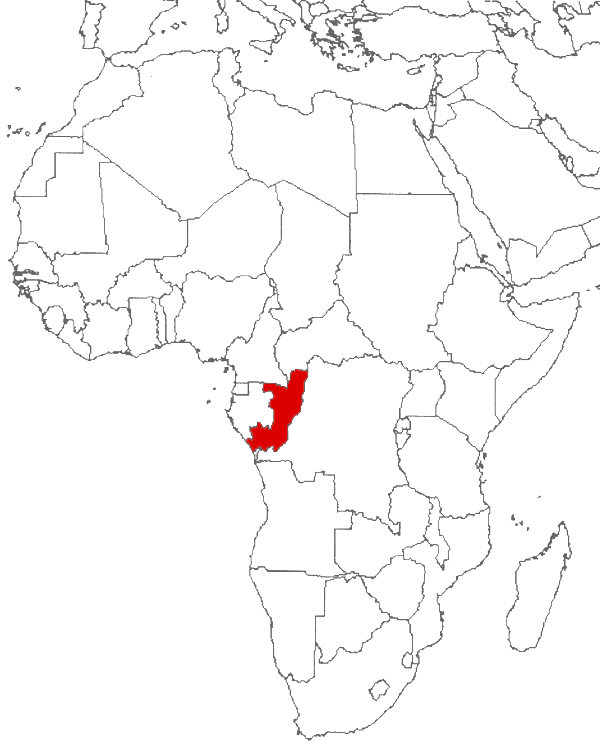 Congo, Republic on the map