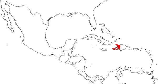 Haiti on the map