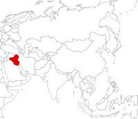 Iraq on the map