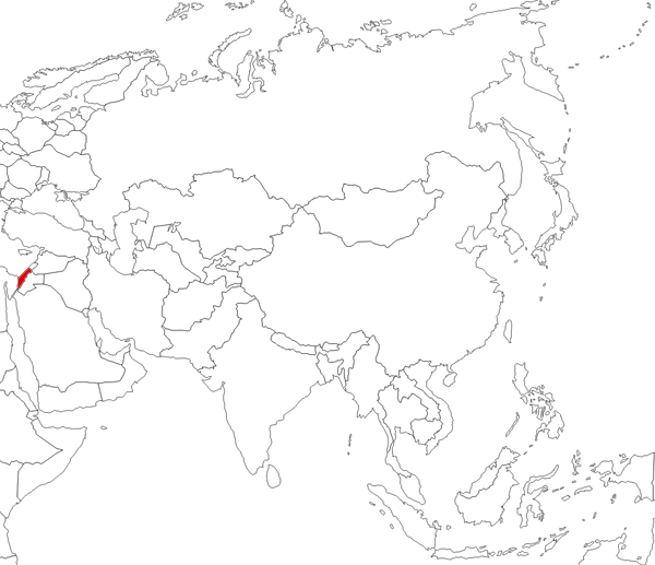 Israel on the map
