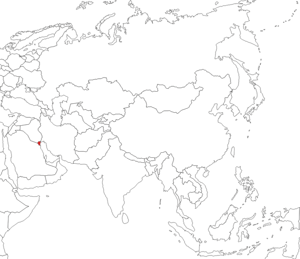 Kuwait on the map