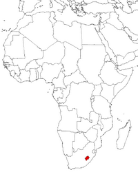 Lesotho on the map