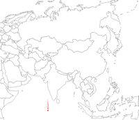 Maldives on the map