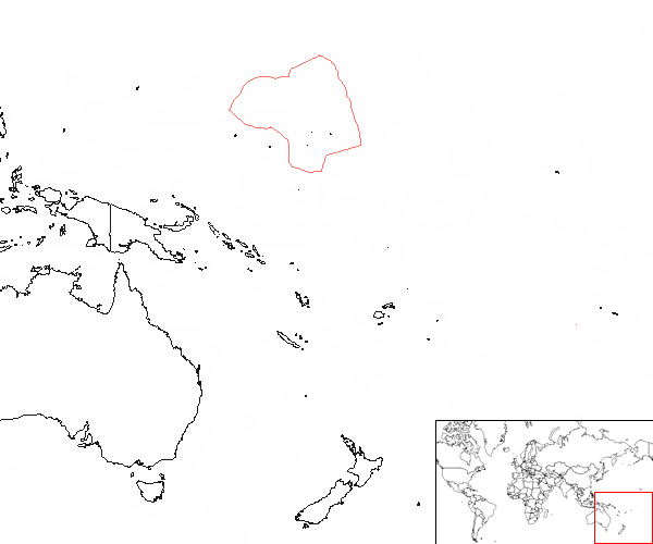 Marshall Islands on the map