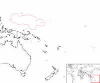Federated States of Micronesia on the map