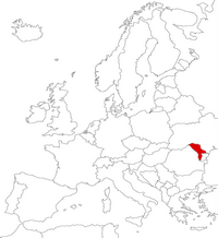 Moldova on the map