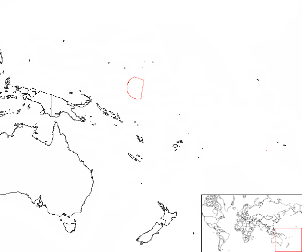 Nauru on the map