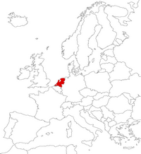 Netherlands on the map
