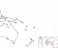 Palau on the map