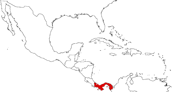 Panama on the map