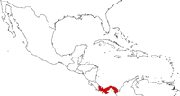 Panama on the map