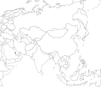 Qatar on the map