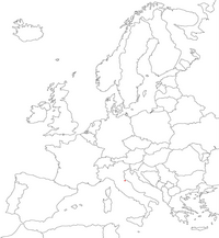 San Marino on the map