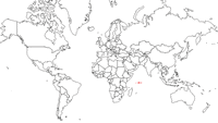 Seychelles on the map