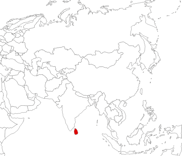 Sri Lanka on the map