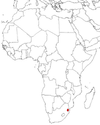 Swaziland on the map