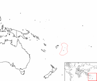 Tonga on the map