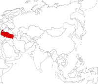 Turkey on the map