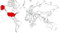United States on the map
