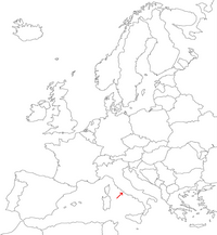 Vatican City on the map